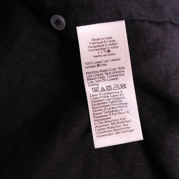 NWT!! J. CREW Linen Bow Back Linen Top Solid Black Tank Preppy Blouse X-Large - Picture 13 of 14